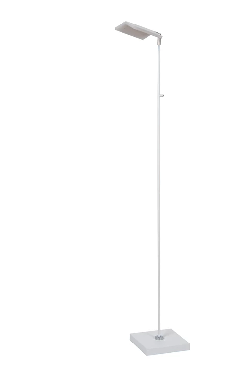 Lucide AARON - Lampadaire / lampe de lecture - LED Dim. - CCT - 1x12W 2700K/4000K - Blanc - éteint